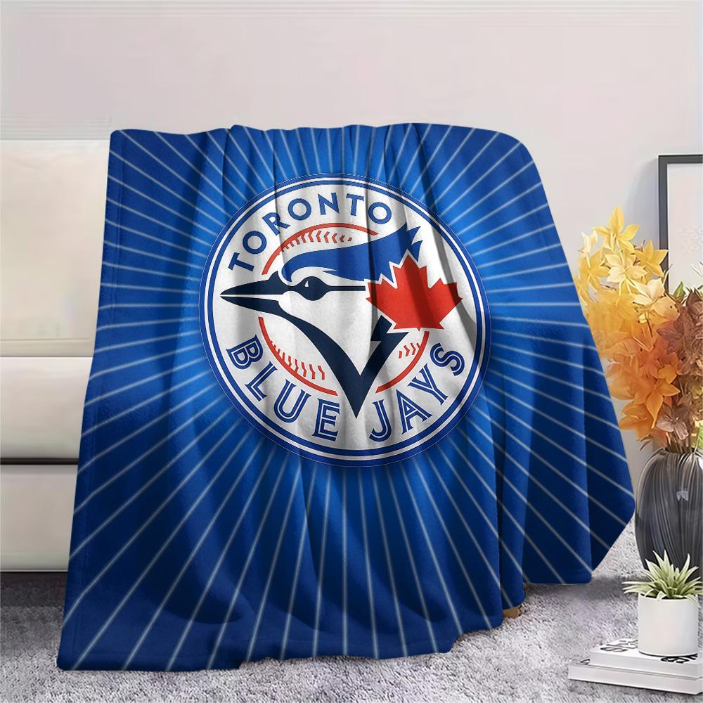 Toronto Blue Jays Flannel Blanket, High quality Comfortable for All Seasons, Home Decor, Warmth and Comfort