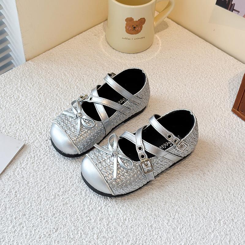 Girls Small Leather Shoes 2025 Spring and Autumn New Little Girl Mary Jane Soft Sole Single Shoes Children's Fashion Non-slip Princess Shoes
