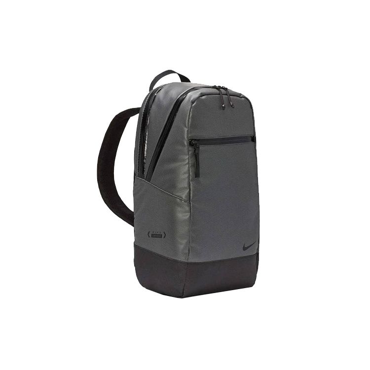 Nike Essential Backpack With Small Logo Large Capacity Training Student Zipper Closure Fabric Book Bag Unisex Backpacks Iron-Gray CK7714-073