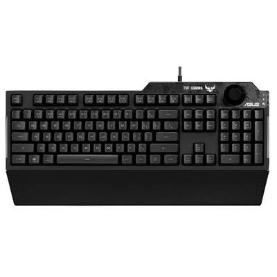 ASUS Gaming Keyboard RA04 TUF GAMING Dedicated Volume Knob Waterproof RGB Lighting Wrist Rest K1/JP