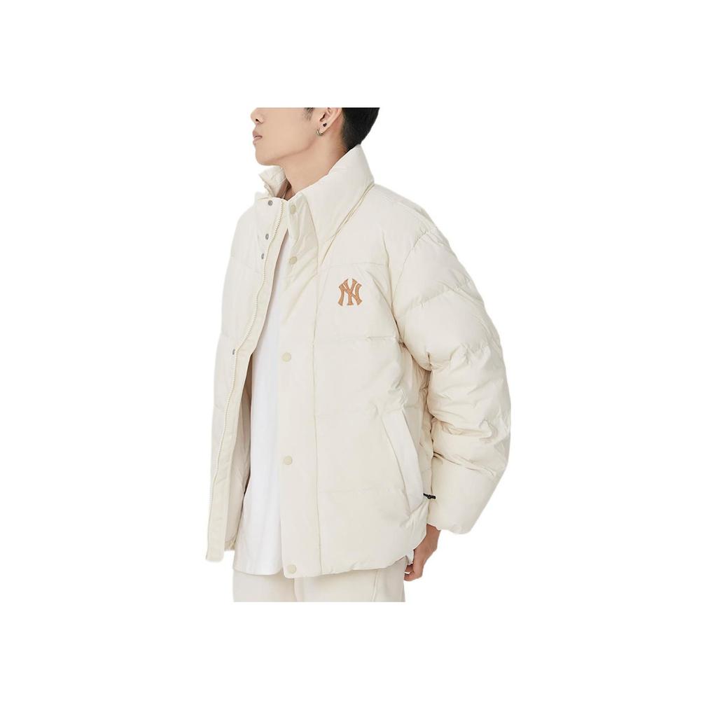 New MLB Down Jacket Winter Cropped Unisex Cream 3ADJB0526-50CRS