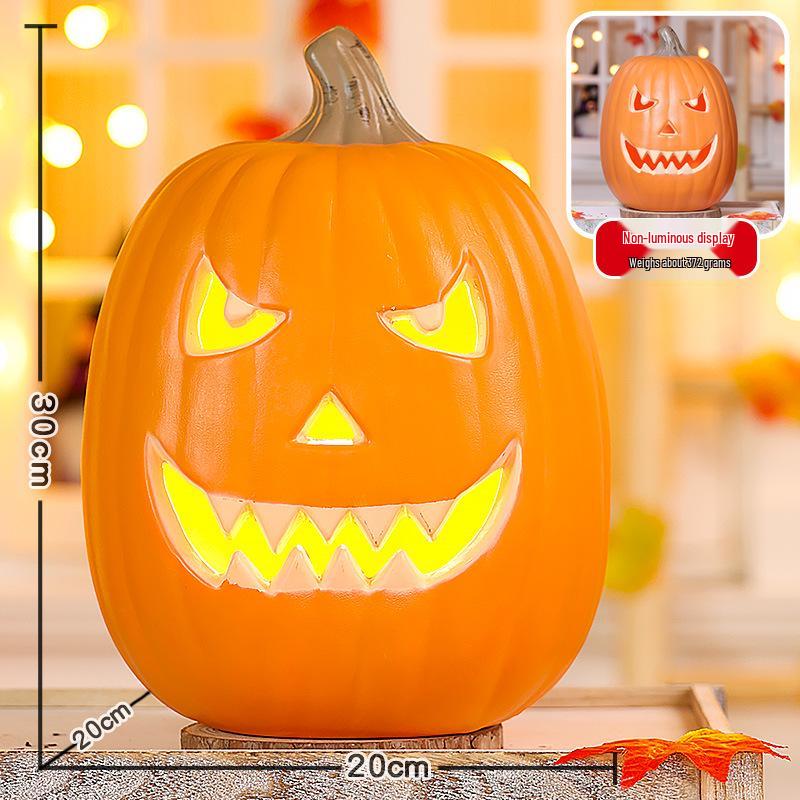 Halloween Glowing Pumpkin Lanterns for Shopping Mall Decor and Courtyard Ornaments