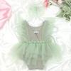 1 Set Photography Outfit for Infant Girls Breathable Romper Dress and Delicate Lace Headband Props for Newborns
