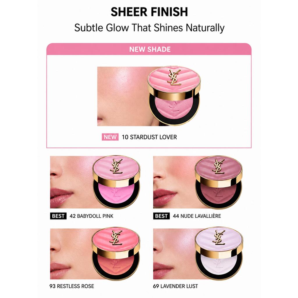 Yves Saint Laurent Make Me Blush Powder Blush 6g, a silky powder formula
