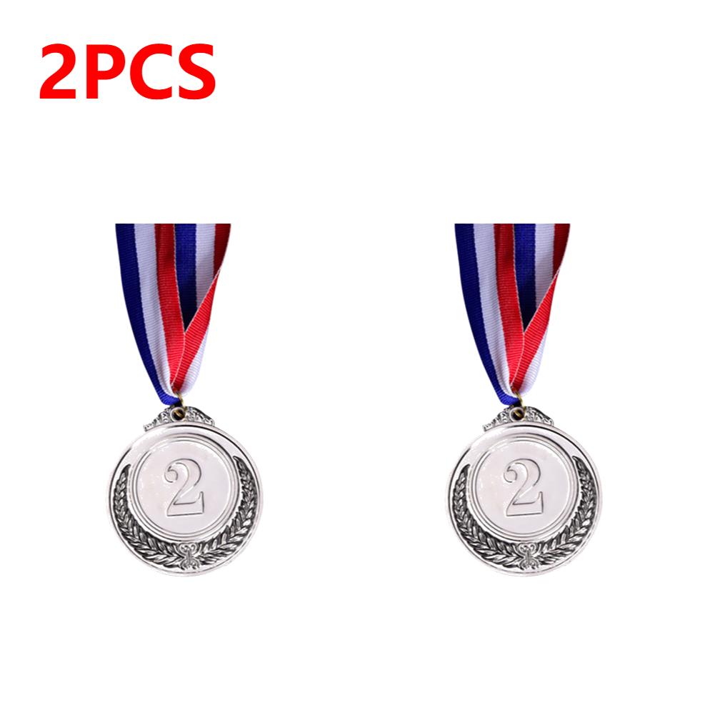 1-10pcs Gold Silver Bronze Prizes Winners Medals Sports Day Competitions Awards Medal Adults Children Outdoor Games Souvenir