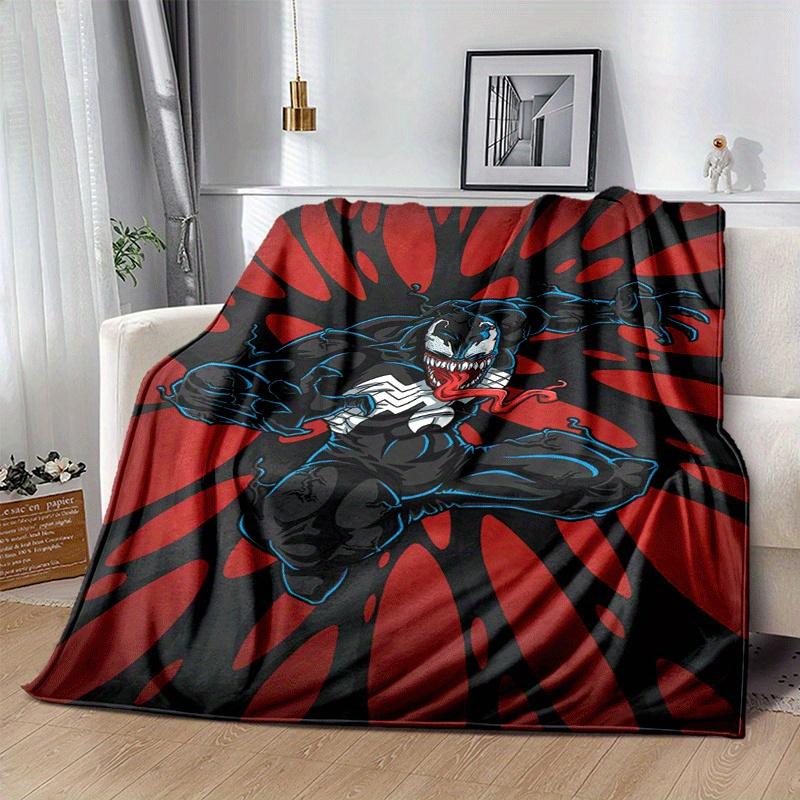 1pc Venom Printing Blanket - Soft, All-Season Throw for Office Blanket,  | Personalized Gift with Adorable Cartoon Design
