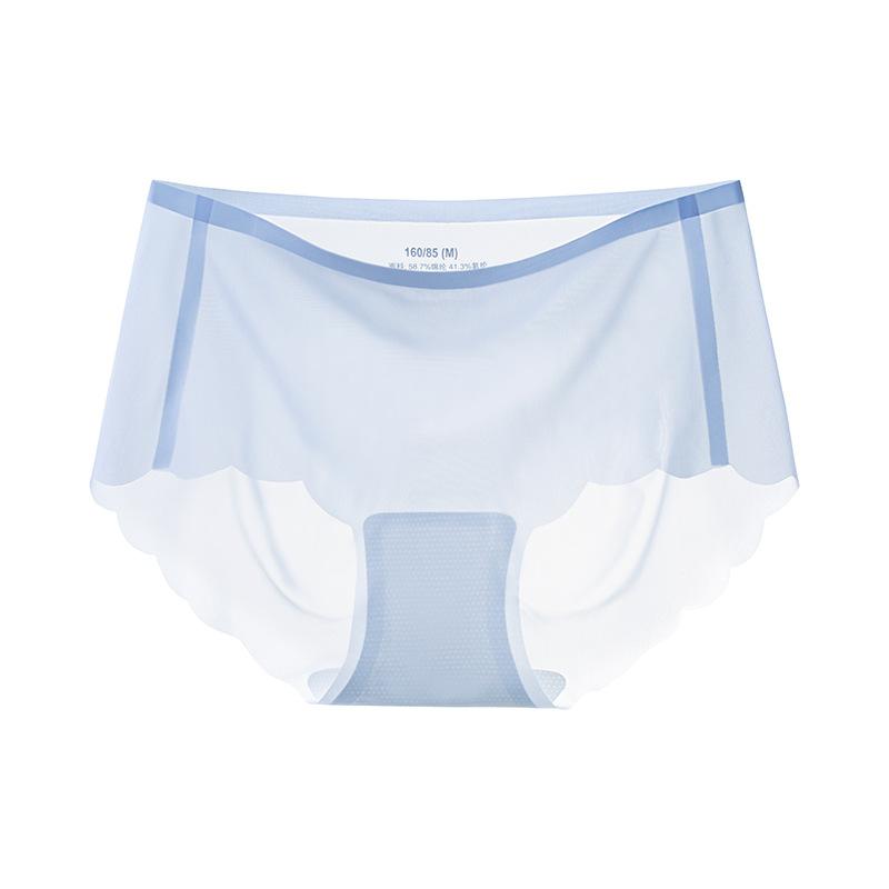 Super Cienka Maseczka do Twarzy Wygodne Majtki Oversize Oddychające ze Średnim Stanem Bezszwowe Antybakteryjne Figi Damskie