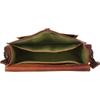 Men's New Real Goat Leather Vintage Messenger Shoulder Laptop Bag Briefcase
