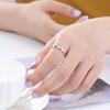 Stainless Steel Women's Ring Simple Heart Butterfly Moon Phase Geometric Finger Rings Wedding Gift for Lover