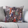 Safavid Dynasty Square Pillowcase Polyester Linen Velvet Creative Zip Decorative Pillow Case Home Cushion Cover