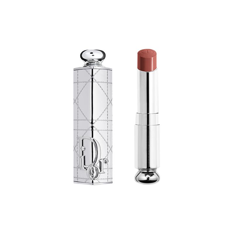 DIOR Lipstick Silver cannage pattern shell +616 NUDE MITZAH maple sugar cinnamon without gift box gift bag серебряный