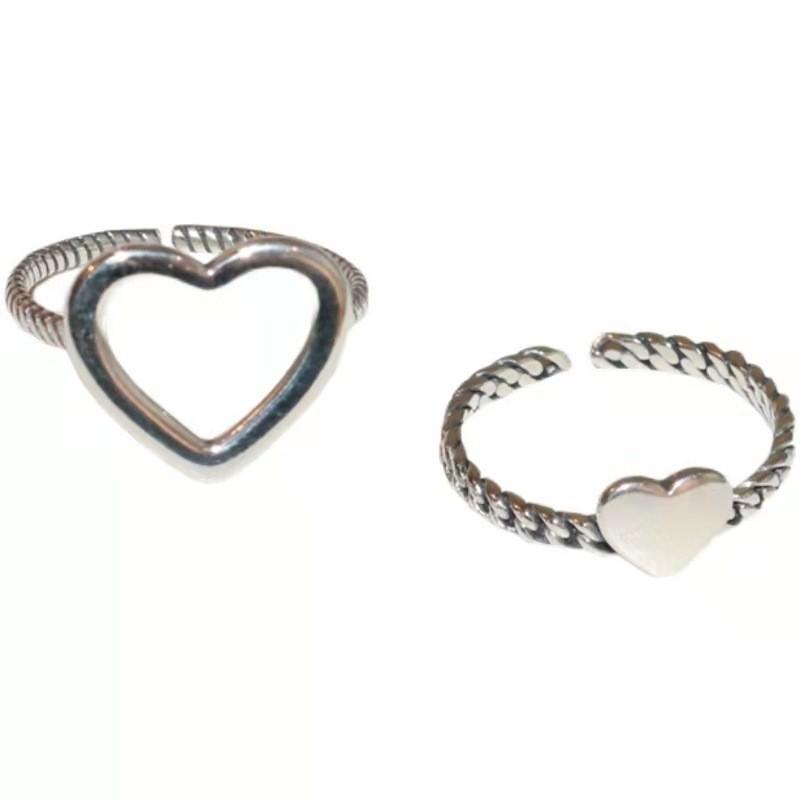 Elegant Korean Style Hollow Heart Shaped Ring For Women Perfect For Gifts