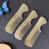 Natural Sheep Horn Comb with Smooth Handle - Medium Size