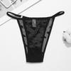 Sexy Lace Thong Women Low Waist Panties Transparent G String Thongs T-Back Underwear Female Solid Intimates Lingerie