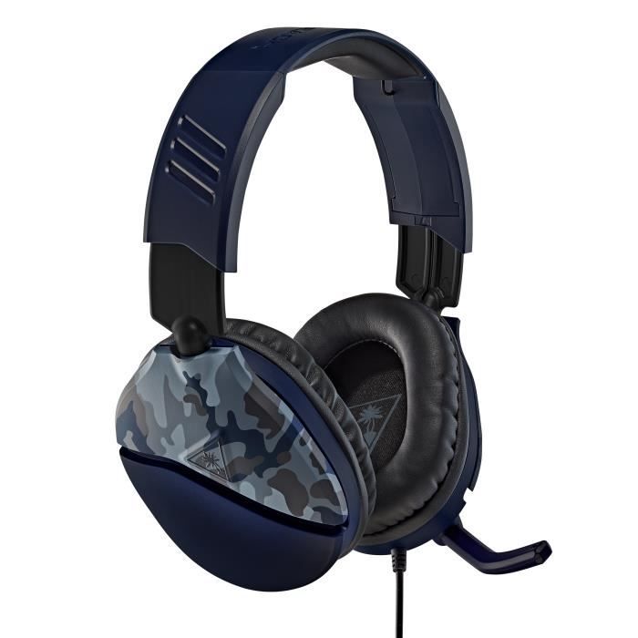 Casque gaming turtle beach recon 70 camo - bleu - tbs-6555-02
