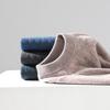 Hengyuanxiang Men's 100% Wool Round Neck Warm Sweater