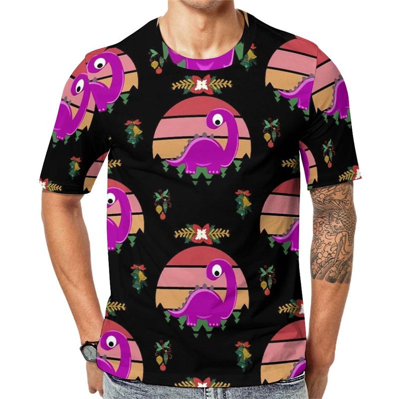 Dinosaur 3d Printed T-shirt Men's Women's Clothing Cute Dino Pattern Kids New In Tops & Tees Casual Fashion Cartoon T Shirt