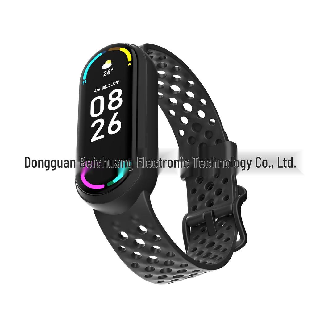Silicone Strap with Cloud Hole Design for Xiaomi Mi Band 8/9/10