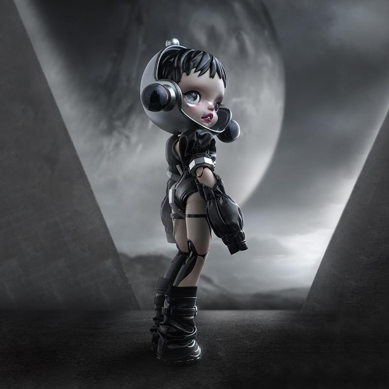 New POP MART 1 6 Skullpanda Dark Star Trendy Figures 24.5cm PPMT-2407-0084