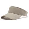 European & American Solid Color Summer Visor Cap - Sun Protection Baseball Sports Hat.