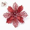 Fiore di Natale Vuoto Glitterato da 16 cm per Decorazione Fotografica