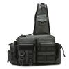 Outdoor Luya Bag Multifunctional Fanny Pack Chest Bag Fishing Rod Bag Large Capacity Fishing Backpack Tactical Camouflage Satchel