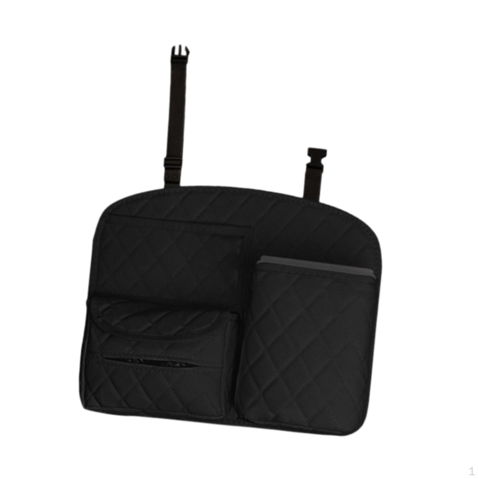 

Backseat Storage Bag for Car with Tissue Dispenser And Phone Holder чёрный