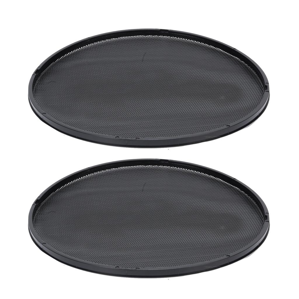 2PCS Round Speaker Grill Covers Car Speaker Subwoofer Guard Protector DIY Speaker Accessories Outer Diameter 220mm