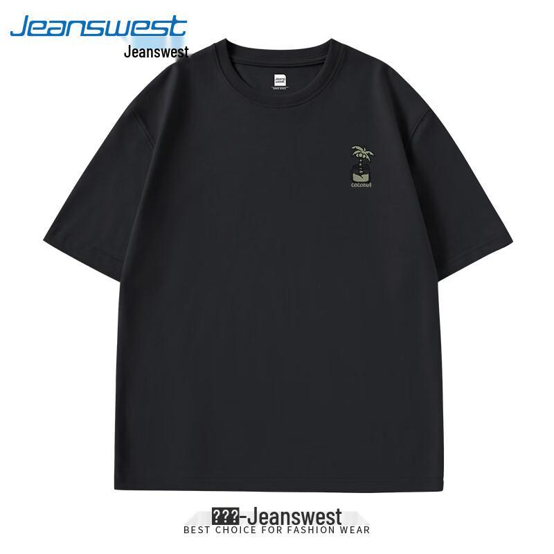 Jeanswest Men's 2026 Spring Short Sleeve Crew Neck T-Shirt