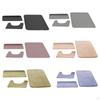 3 Piece Bathroom Rug Soft Carpet Absorbent Polyester Machine Washable Non Slip Floor Mat for