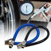 Tire Inflator Extension Hose Quick Inflation Lock On Chuck Adapter Replace Parts for Tyre Pump