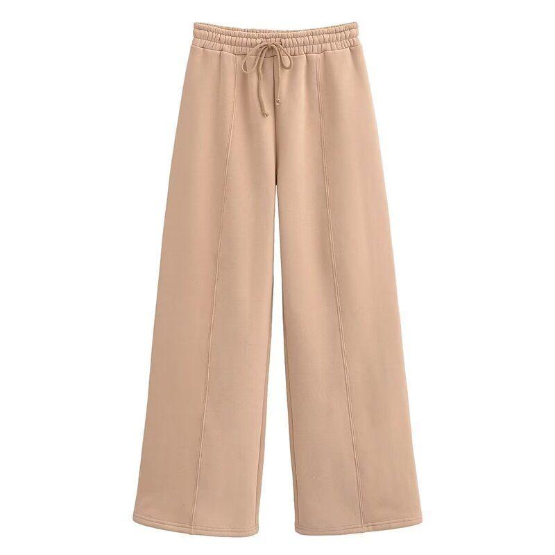 

Fashion Style 2023 New Fall Women s Clothing Versatile Zipper Pilot Jacket Outwear Style Sweatshirt 3199802 Khakis Pants L