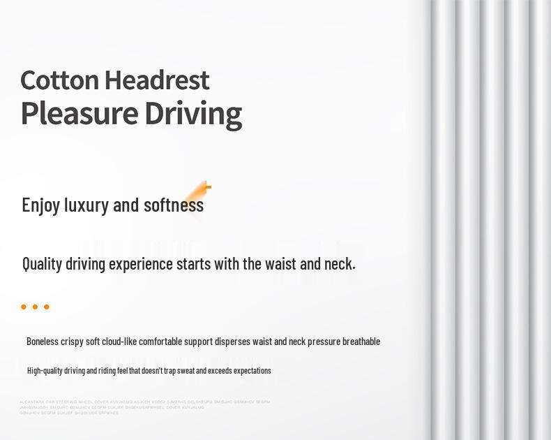 BYD Headrest and Neck Pillow: Compatible with Han, Song Pro, Qin Plus, Song Plus DMI, Tang EV, Yuan Plus, Dolphin Models