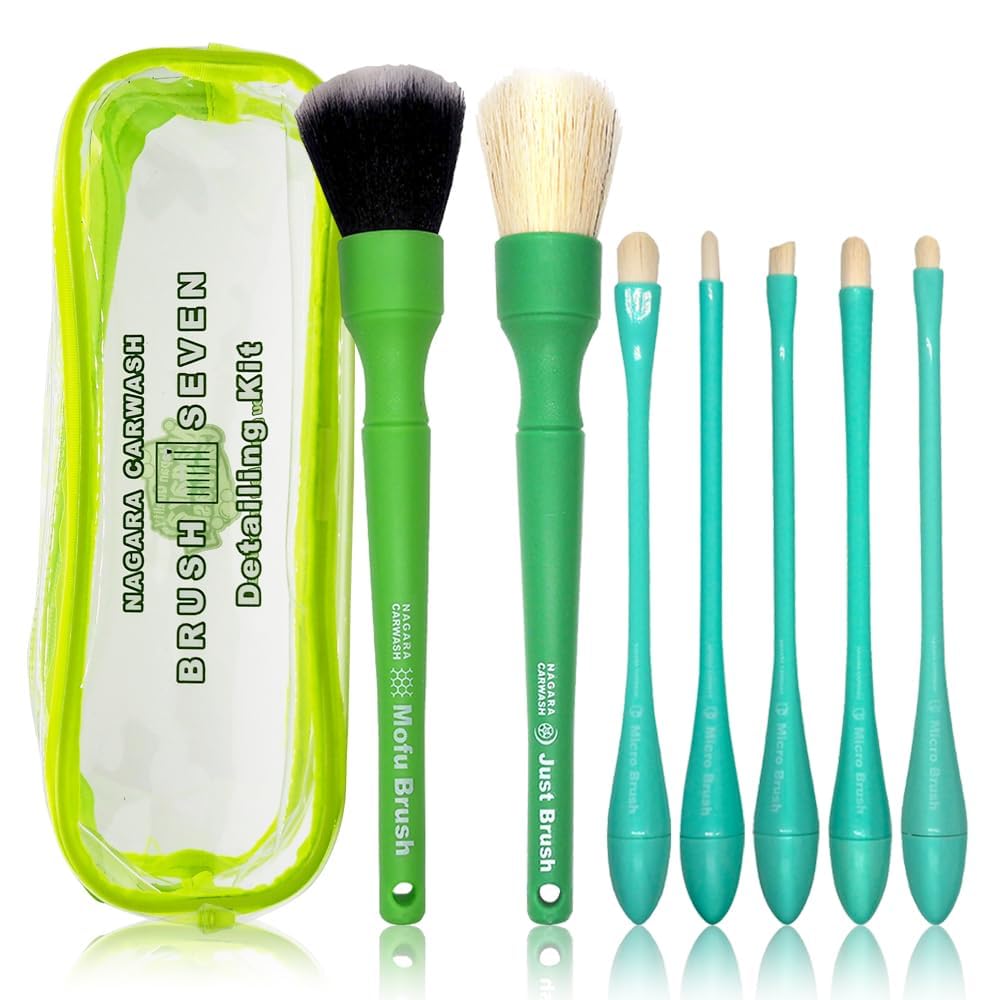 

ваша машина во время выполнения других Щетка 7 для набора Детейлинг-щетка Щетка 7 щетка для детальной очистки Тщательная мойка автомобиля Детейлинг-щетка Уход за автомобилем Очистка эмблемы зелёный