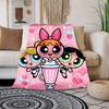 1pcPowerpuff Plush Blanket - Soft and Comfortable for All Seasons, Perfect