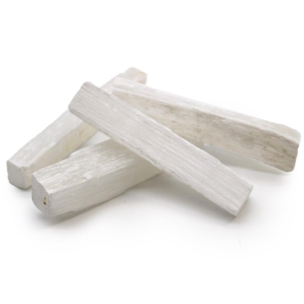 Selenite Stick Raw Crystal 7-10 Cm Meditation