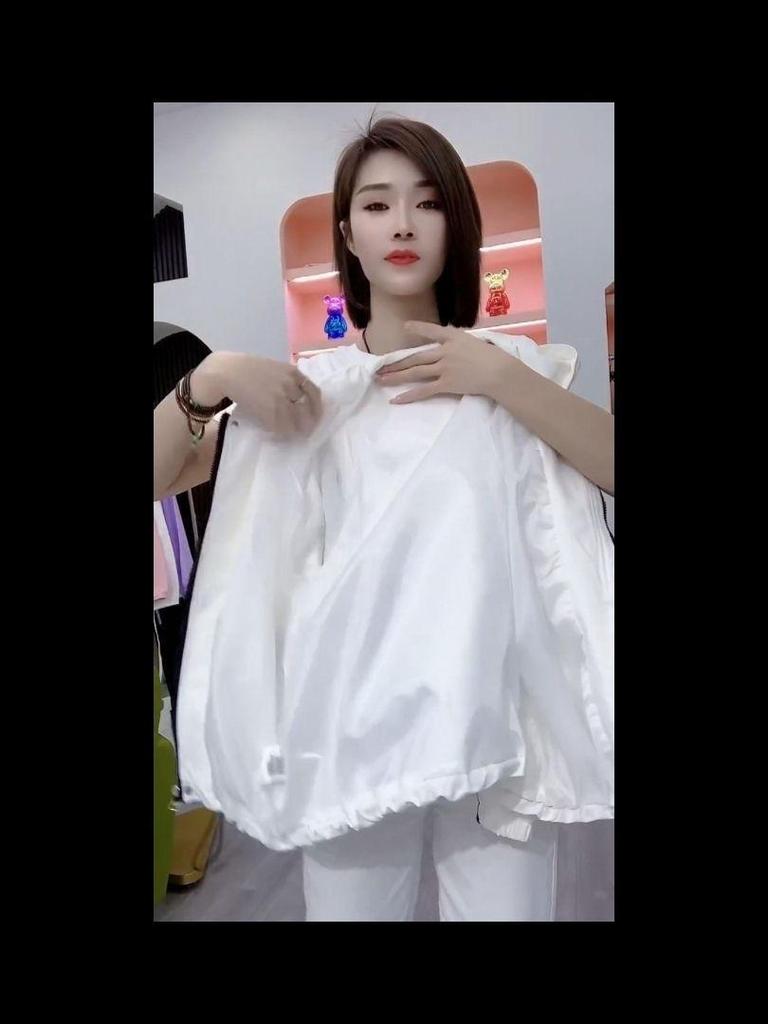 Spring Autumn 2025 Women's Petite Windbreaker: Stylish High-End Jacket