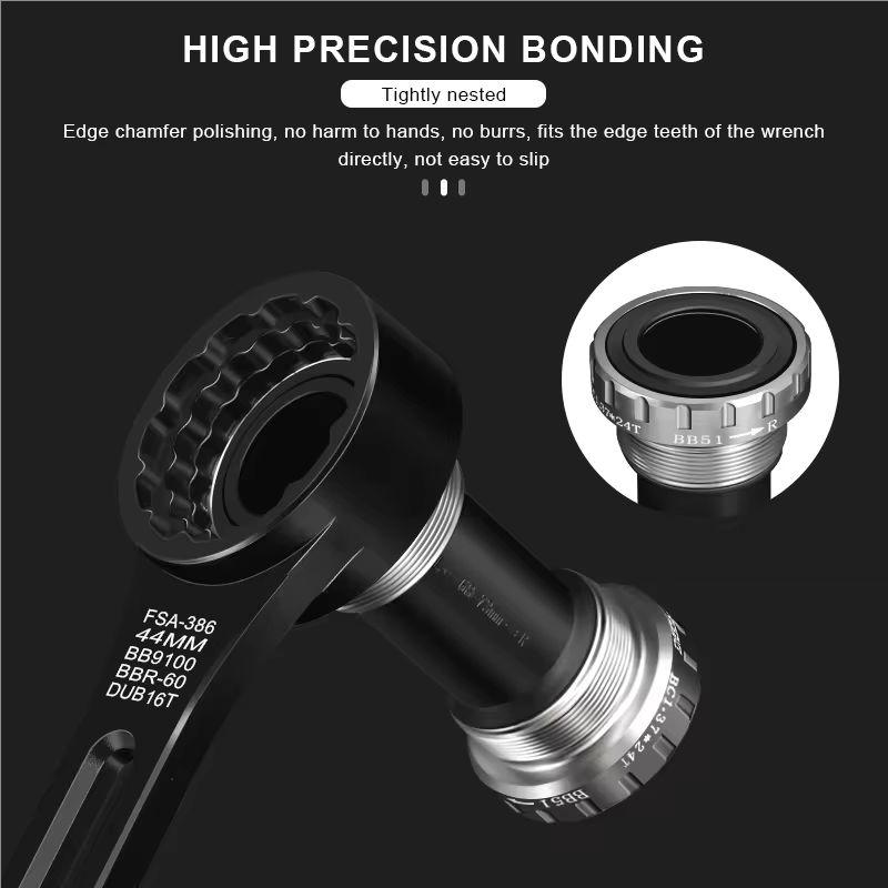 BB68-73mm Bicycle Bottom Bracket Adapter Crank 1.37/24mm For Road Bike Hollowtech Central Axis Aluminum Alloy MTB Accessories