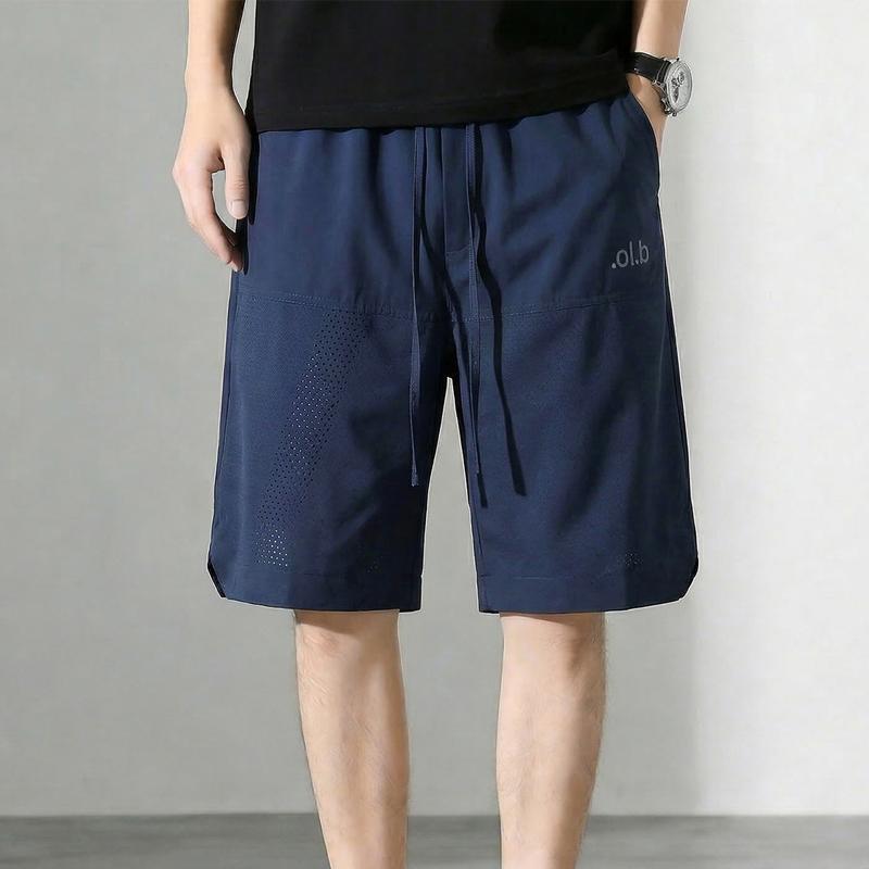 Taglie Forti 6XL-12XL Moda Estiva Pantaloncini Sportivi Neri da Uomo Abbigliamento Vita Elastica Casual Traspiranti Pantaloncini Oversize