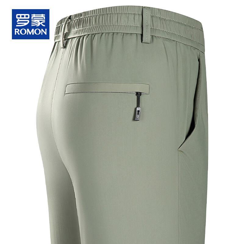 ROMON Men s Cool-Sense Drawstring Casual Pants 38