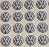 14mm Car Key Badge Emblem Replacement Car Key Stickers For VW Volkswagen Polo Golf 6 Passat Jetta Interior Mouldings NHKS-V41 zj0
