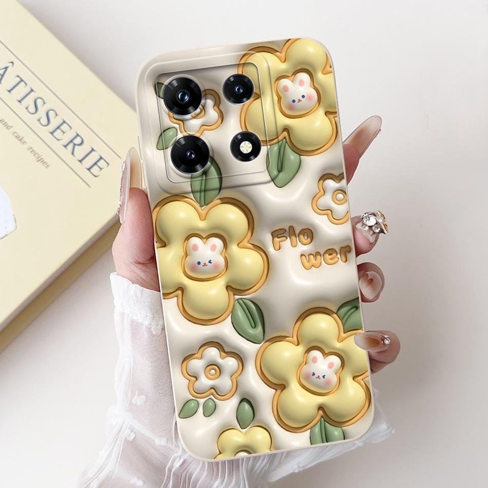For Infinix Note 30 Pro Case Infinix Note 30i Note30 30Pro 4G Cute Panda Rabbit Cartoon Soft Silicone Shockproof Phone Cases