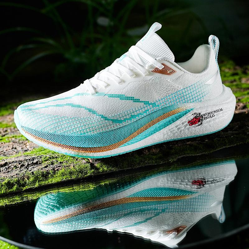 Popular Carbon Board Running Shoes, New Sports Students, Sports Racing Running Shoes, Mesh Breathable 7pro Soft-soled Men's Shoes and Women's Shoes