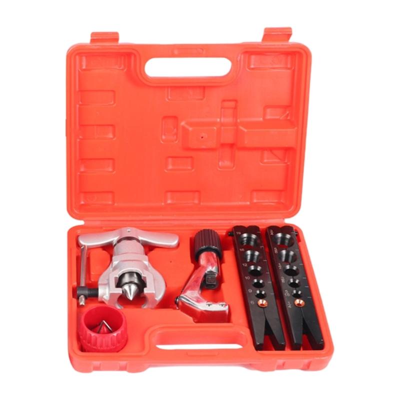 

Complete Tube Flaring Tool Expanders Kit For Copper and Aluminum Tubing With Pipe Cutter Reamer Eccentric Expander