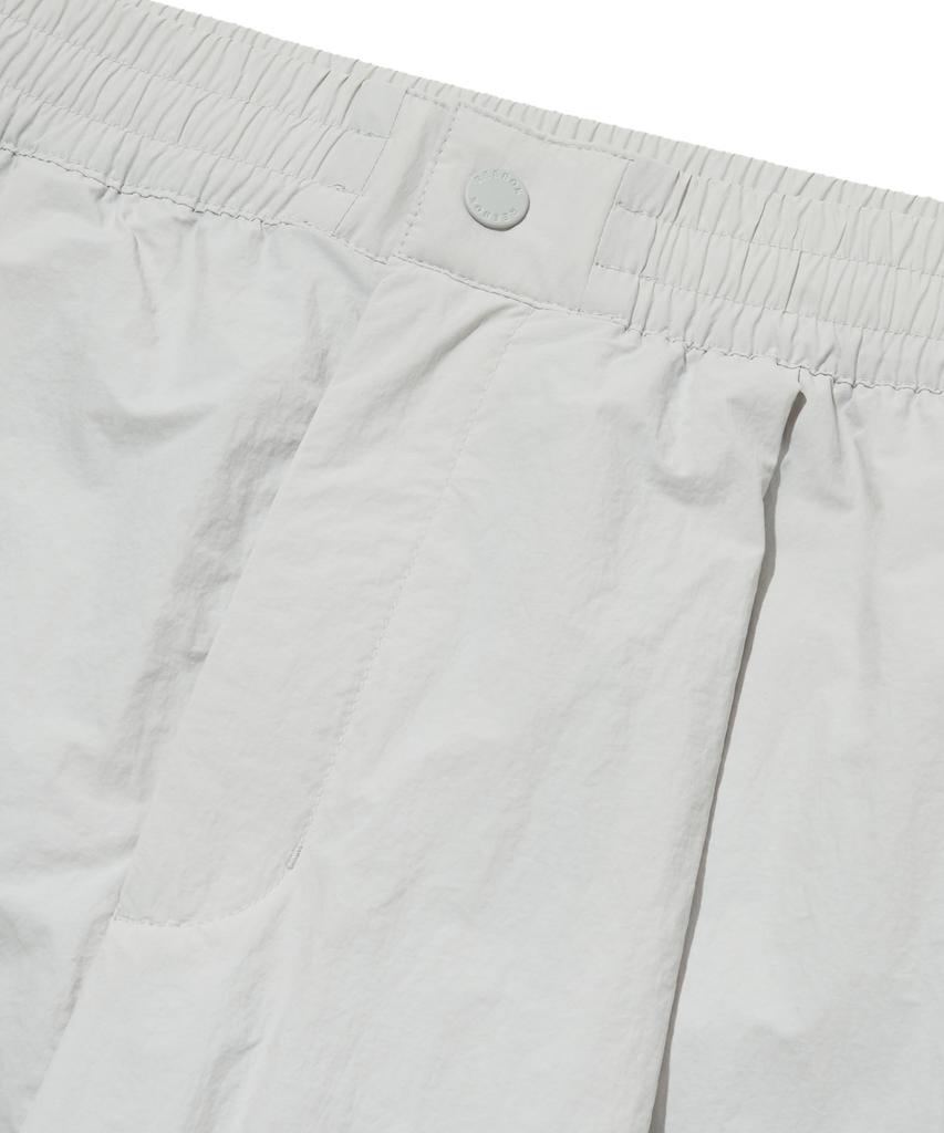 REEBOK Wide Parachute Pants - Light Grey