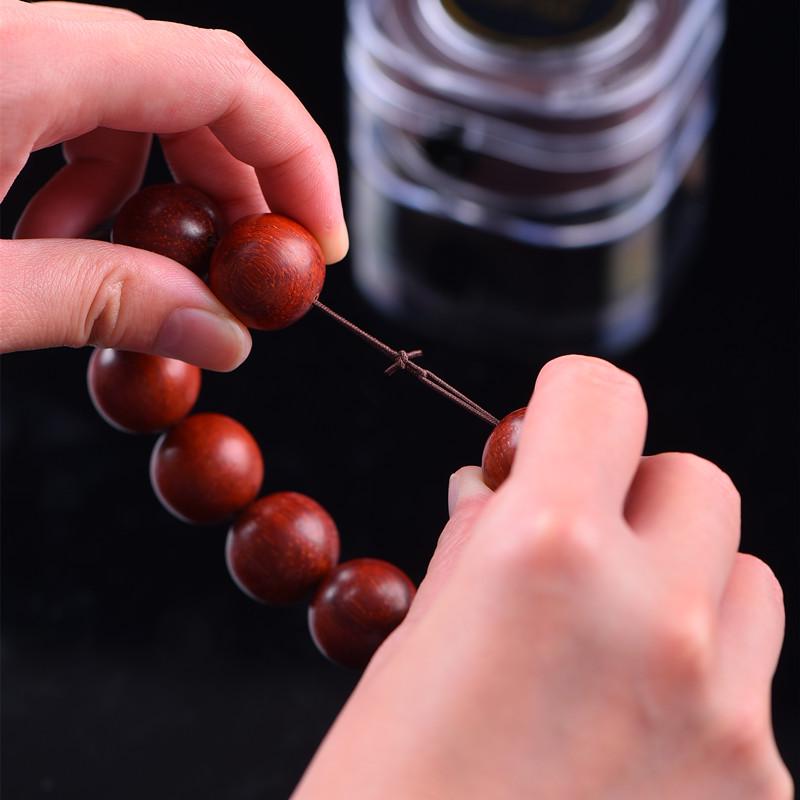 Buddha Beads Elastic Bracelet Cord: Durable Handmade DIY Wenwan King Kong Bodhi Beading Rope