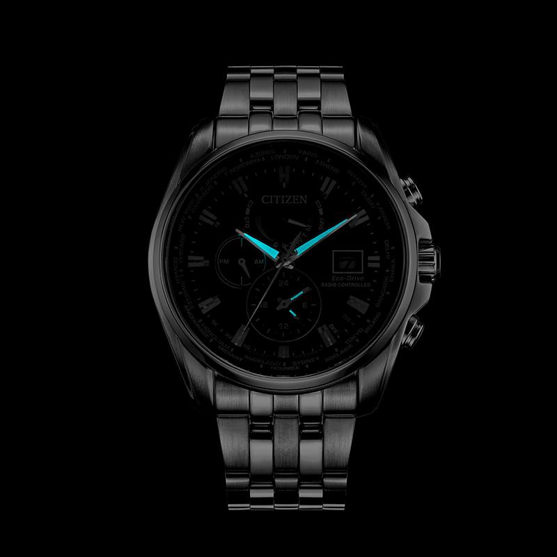 Citizen Promaster Radiostyrt Klokke med Grønn Skive AT9128-87X