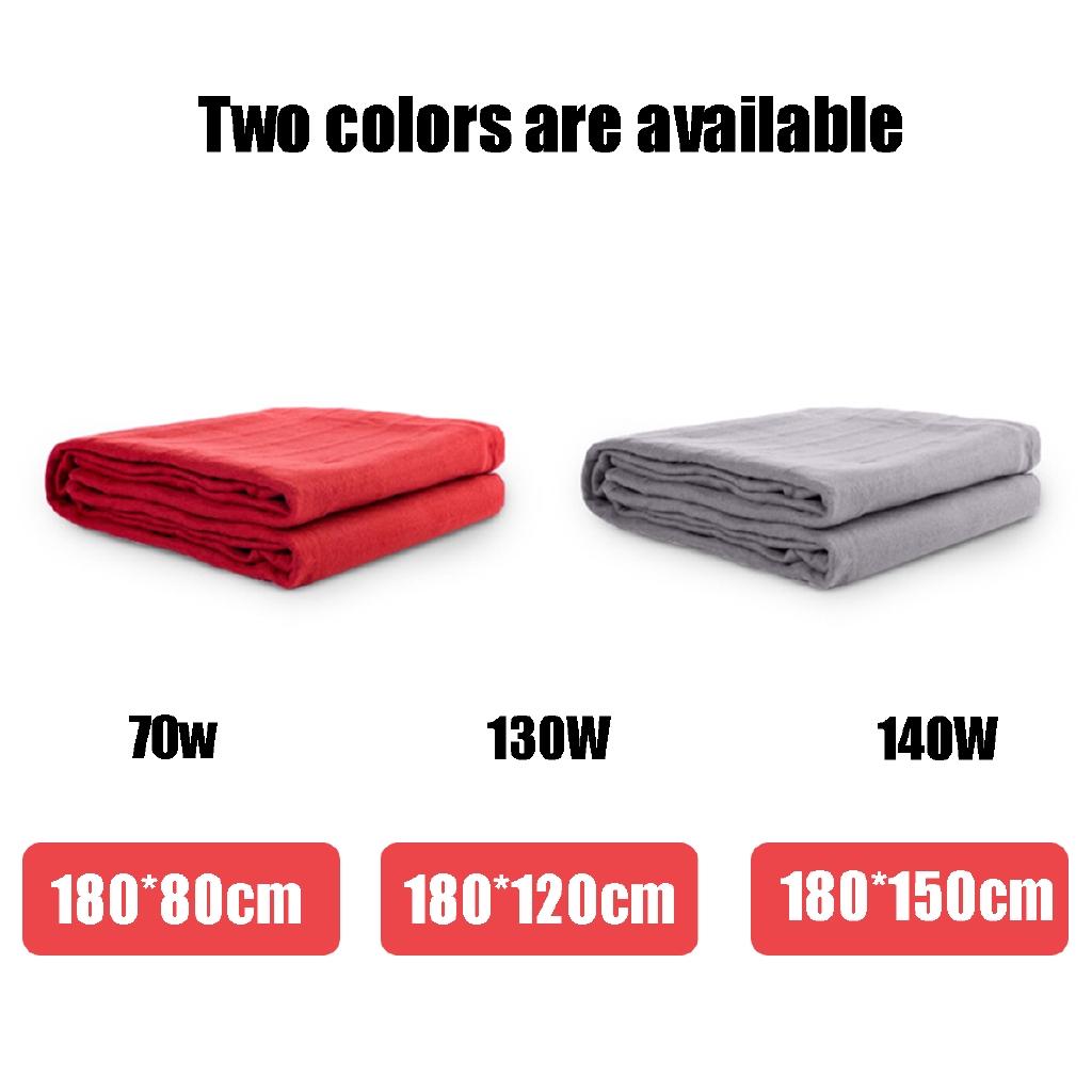 6Gear Double High-temperature Electric Heated Blanket Electric Blanket Bedroom Knee Body Warmer Bed Mattress Heaters Pad