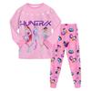 Children's Fashion Suit Skirt Round Neck Long Sleeve Top Pants
