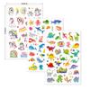 229Pcs Children Scenes Jelly Sticker Books Reusable Hand-on Puzzle Game Animal Dinosaur For Kids Montessori Early Education Gift